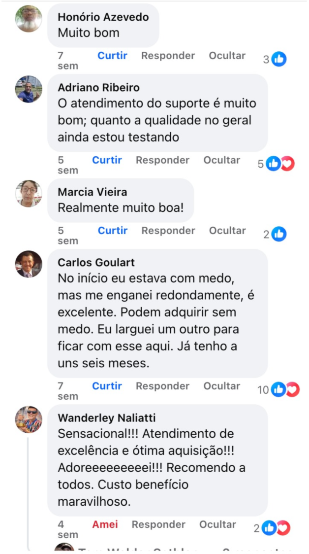 Relato de Cliente